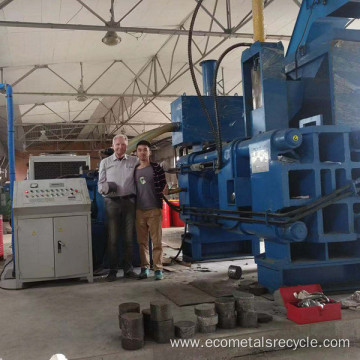 Horizontal Steel Chromium Slag Sludge Scoria Briquette Maker